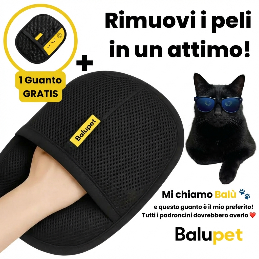 BaluGlove™ Guanto Elettrostatico Rimuovi Peli